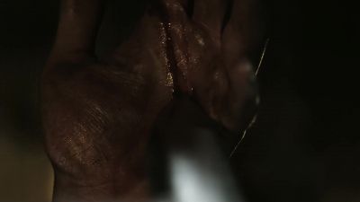 (flesh glides open, ragnar winces) - Vikings
