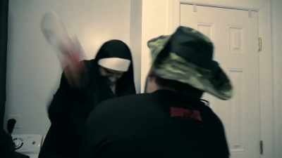 (flesh squelching)
(man screaming) - Bloody Nun 2: The Curse