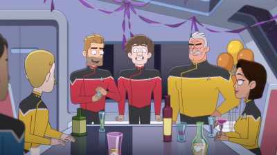 Fletcher demonstrated
the sort of selfless heroism - Star Trek: Lower Decks
