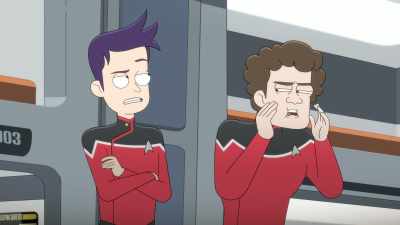 Fletcher, no. The Cerritos has
inverted plasma distributors, - Star Trek: Lower Decks