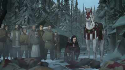 [flies buzzing] - The Witcher: Nightmare of the Wolf