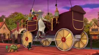 Flight to Cathay,
now boarding at the royal pier. - The Swan Princess: A Royal Wedding