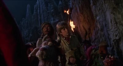 Flint hung 'em up there after he gullied 'em - Muppet Treasure Island