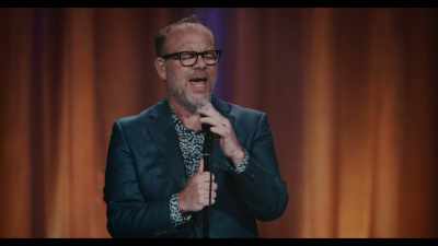 Flipping through a sticky magazine, - Tom Papa: Home Free