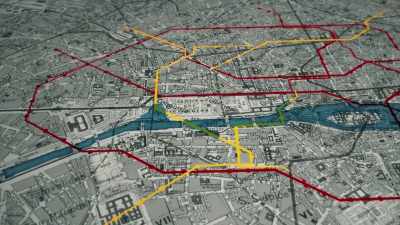 Floodwater pours
into the tunnels, - Searching for Secrets