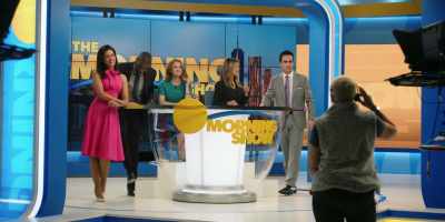 - [floor director] And we're out.
- [crew chatters] - The Morning Show