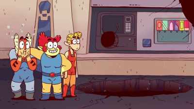 -[floor rumbling]
-[all yell] - ThunderCats Roar