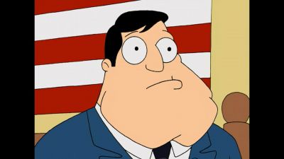 (floorboard creaks) - American Dad!