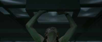 [floorboards creaking] - Inside
