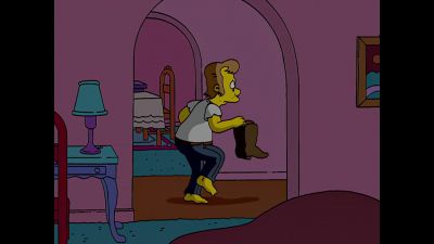(floorboards creaking) - The Simpsons