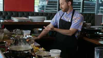 Flour, oil, buttermilk, eggs,
salt, baking powder. - No Recipe Road Trip With the Try Guys
