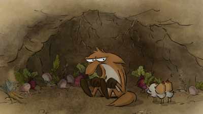 Flowers? And what's a big
bad fox to do with them? - The Big Bad Fox and Other Tales