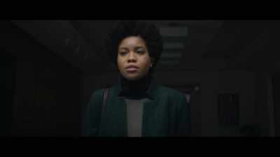 -[fluorescent click]
-[yelps] - The Other Black Girl