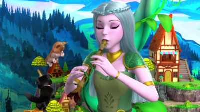 [flute playing serene music] - Barbie: A Touch of Magic