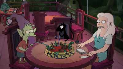 [fly buzzing] - Disenchantment
