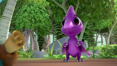 -Fly fast, Pteddy! Take this note to Ma!
-(caws) - Dino Ranch