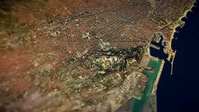 Flying high over Barcelona - Europe From Above