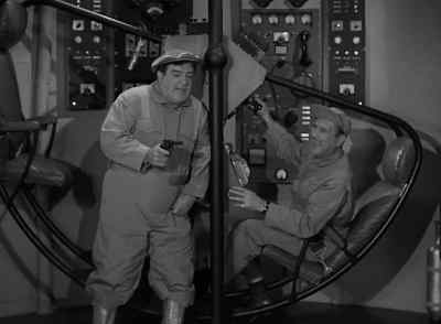 Flying saucer. - Abbott and Costello Go to Mars