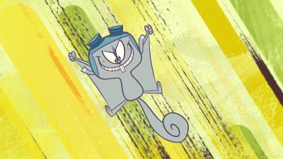 Flying squirrel tail twister - The Adventures of Rocky and Bullwinkle