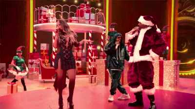 Flying through the sky
Like a parachute - Mariah Carey's Magical Christmas Special