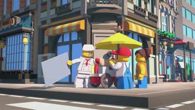 [foil shimmers, crumples] - LEGO City Adventures