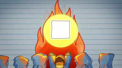Folded in the fires
of second period math, - Craig Before the Creek