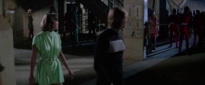 Follow the corridor with the pipes overhead - Logan's Run