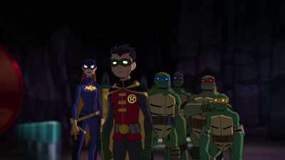 Following Batman's lead took
us to Arkham and distracted us - Batman vs Teenage Mutant Ninja Turtles