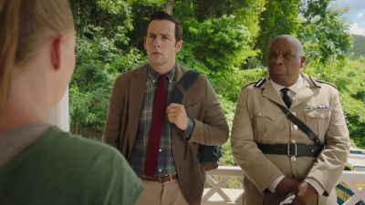 No, she didn't say. - Death in Paradise
