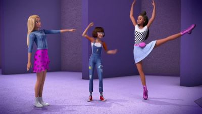 Point those toes. - Barbie: Big City, Big Dreams