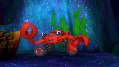 {\an7}Crab! - Blaze and the Monster Machines