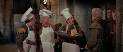 Food for the prisoner You've come to the wrong cell - Snow White and the Three Stooges