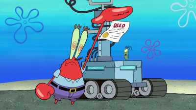 Food up, SpongeBot. - SpongeBob SquarePants Presents The Tidal Zone