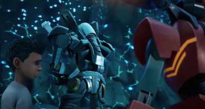 [footstep clanks] - Transformers: EarthSpark