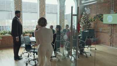 [footsteps clomping] - Take Me Back for Christmas