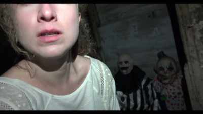 [footsteps crunching]
[loud breathing] - Hell House LLC III: Lake of Fire