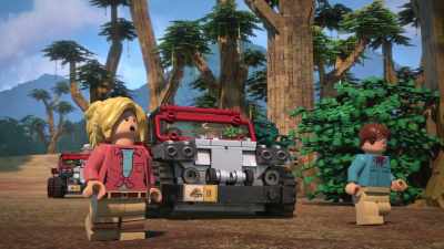 [footsteps rumbling] - LEGO Jurassic Park: The Unofficial Retelling