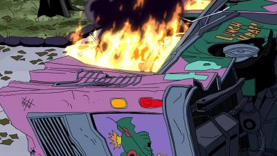 [ FOOTSTEPS THUDDING ]
AHA! - Ben 10: Omniverse