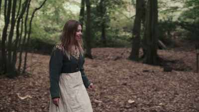 [footsteps thudding] - Witch