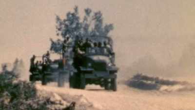 For a 2,000-mile
trip across the Pacific. - The Pacific War in Color