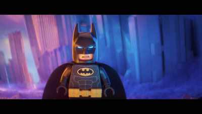For a brief moment - The Lego Batman Movie