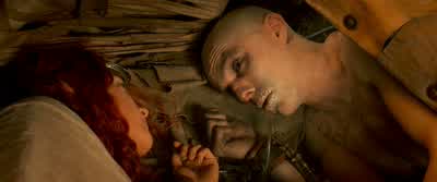 For a while even Larry and Barry stopped chewing on my windpipe. - Mad Max: Fury Road