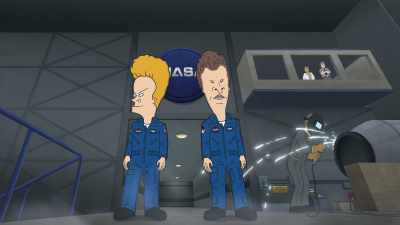 - For all mankind.
[snickers] - Beavis and Butt Head Do the Universe