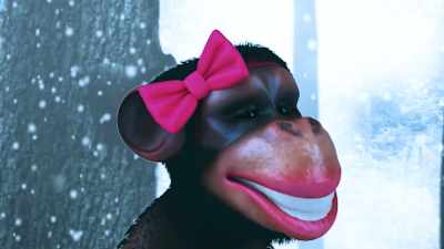 For all the caroling monkeys
in the North Pole, - A Frozen Christmas 2