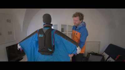 For Amber to do wingsuit
BASE jumping is something - Fly