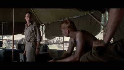 For asking to make that flanking move. - The Thin Red Line