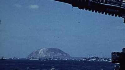 For centuries, Mount Suribachi - The Pacific War in Color