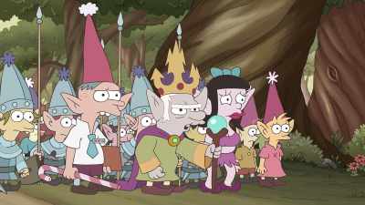 For centuries,
no elf has ever left Elfwood. - Disenchantment
