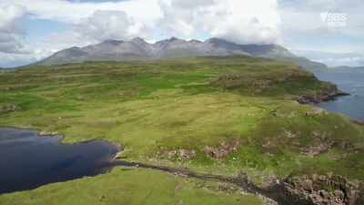 For centuries, the Vikings who built
the dockyard dominated this region, - Scotland from the Sky