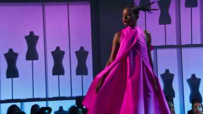For this challenge, pink dress, - Next in Fashion